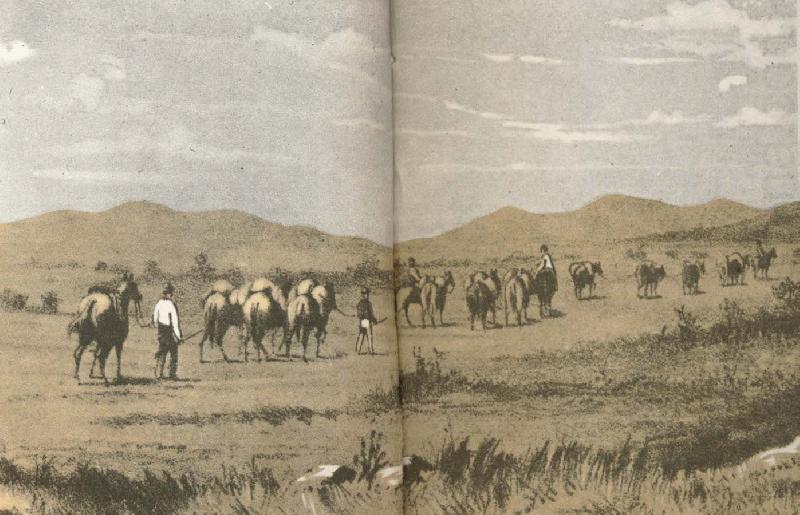 fohn forres expedition rastar nara murchison flodes kallor under farden 1874 fran vastra australien till telrgraflinjen soder om alice springs., william r clark